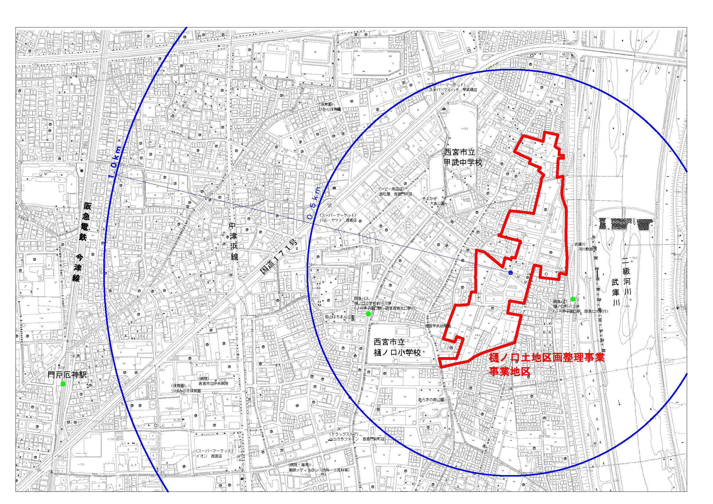 地区拡大図